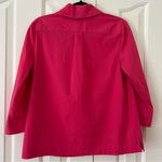 Talbots  Pink Shawl Collar Pullover Top With Gold Button Accent - Size 12p Photo 6
