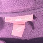 Woman Within Plus Size 6X Vest Full Zip Microfleece Deep Purple Pockets 1255 Photo 4