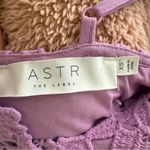 ASTR The Label Spaghetti Strap Lace Purple Midi Dress Cocktail Party Wedding XS Photo 6