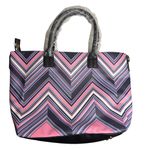Kate Spade  Large Vibrant Chevron Tote in Pink, Purple, and Navy Photo 1