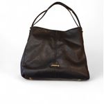 Anne Klein  Hobo Bag Black Faux Leather Photo 5