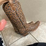 Ariat Wildcat Animal Print Brown Leather Cowboy Boots Women's 7.5B USED 1x EUC Photo 3