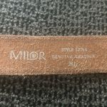 ✨Vintage Milor brown wide leather laser cut western buckle Sz M/L belt✨ Photo 6