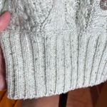 Liz Claiborne Vintage Liz Sport Cable Knit Button-Up Cropped Sweater Mint Green Size Small Photo 4