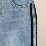 PacSun Light Blue Ankle Jeans with Black Stripes Photo 6