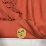 J.Crew  Silk Coral Ruffle Wrap Dress Sleeveless Summer Cocktail Party Womens 0 Photo 7