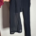 Alphalete Astor Sheer Mesh Flared Athletic Athleisure Yoga Pants XXS Sexy Photo 4