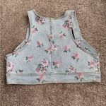 Wild Fable  Floral Denim Crop Top size Large Photo 1
