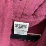 PINK - Victoria's Secret  Maroon Cowl Neck Pullover Logo Sweater Medium Photo 3