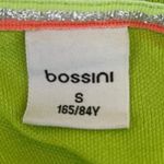 Bossini Green Cotton Logo Collared Casual Golf Short Sleeve Polo Shirt Size S Photo 2