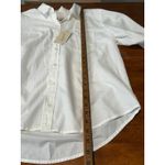 Universal Threads NWT Universal Thread Womens White Button Down Long Sleeve Shirt Large Layering L Photo 6