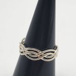 International Bullion Brokers Sterling Silver Interwoven Ring (9) Photo 2