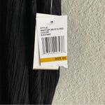 Angels New Black V Neck Lace Trim Short Sleeve Blouse Textured Plus Size 3X Photo 3