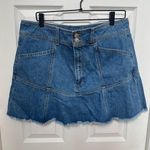 Veronica Beard NWT  Denim Lavelle Ruffle Skirt SZ 16 Photo 0