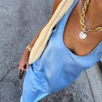 Coco mcall shop blue slip dress Size M Photo 2