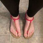 Merona Pink sandals with chain Photo 1