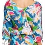 La Blanca  Floral Swim Cover Up Romper XS Photo 1