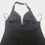 superdown Greta Zip Up Dress in Black Photo 12