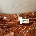 Princess Polly  sz 6 Rust Orange Floral boho fitted midi‎ Dress NWOT Photo 3