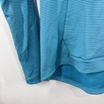 Columbia Omni-Wick Hoodie Womens L Blue Striped Athletic Pullover Sweatshirt Photo 5