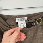 St John Sport Women's Plaid Pants Sz 6 Brown Photo 3