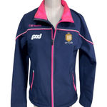 O'Neills Clare GAA Navy‎ Pink Zip Up Softshell Jacket Athletic Sport Women's 10 Blue Photo 0