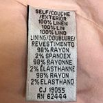 Nicole Miller Vintage 90s  Oversized Linen Blazer Yellow Pink Gradient Ombre sz M Photo 7