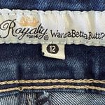 Royalty For Me Womens Size 12 Factory Distressed Denim Blue Jeans u Photo 3