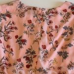 Disney  Beauty and The Beast Belle Floral Print Dress Bell Sleeve Pink Mini Sz L‎ Photo 15