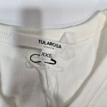 Tularosa Green The Maya Racer Tank in Ivory XXS Photo 6