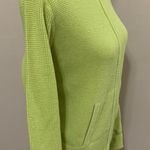 Cato Green Zipper Long Sleeve Large Sweater Photo 3