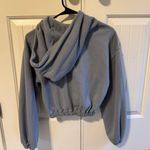 Abercrombie & Fitch Blue Cropped Hoodie Photo 1