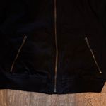Hollister Women’s Bomber Zip Up Jacket Black Size L Photo 1