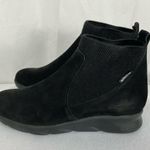 Mephisto Cyrene Black Boots Nubuck Leather Slip Photo 1