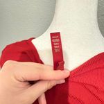 SKIMS  Ruby Red Long Sleeve Tie Front Long Sleeve Size Small (Worn few times) Photo 3