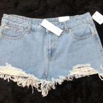 Rue 21  high rise shortie denim shorts NWT Photo 1