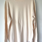 Carhartt Force Ivory Cream Waffle Knit Long Sleeve Tunic Oversized Pullover Photo 0