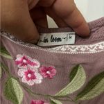 In Loom Elegant Mauve One Shoulder Dress with Floral Detail Photo 4