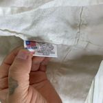 Steven Alan  White Linen Made in USA Tie Back Tank Photo 4