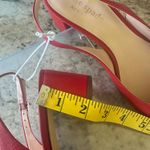 Kate Spade NY Bachata SB Pump slingback heeled leather Red Shoes NWOB size 6 Photo 2