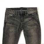 BLANK NYC  Dark Gray Distressed Washed Out Skinny Jeans Photo 3