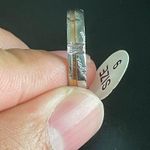 I love you pink crystal titanium ring size 9 Photo 6