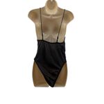 Vintage Black Lace Teddy Lingerie Made in USA Womens Small Photo 5