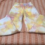 American Apparel Los Angeles Apparel tie-dye jeans wide leg pants cotton quarter length hippie Photo 0