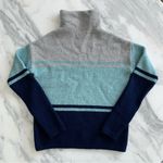 C&C California  Wool Blend Color Block Turtleneck Sweater • Sz XS Photo 2
