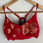 PINK - Victoria's Secret Victorias Secret PINK Ultimate Red Sports Bra Size Medium Photo 0
