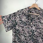 Notations Woman’s Leopard Print Button Down Top short Sleeves size 1X Photo 1