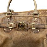 Michael Kors  Satchel Crossbody Bag Ostrich‎ Leather Designer Purse Handbag Photo 8