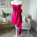 French Connection NWT Florida Summer Strapless Mini Party Dress Raspberry Size 6 Photo 9