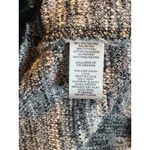 Loft Petite Textured Tweed Dress Black White Pink Blue Fringe Sleeveless Medium Photo 8